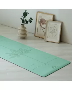Коврик для йоги — Lotos Mint, с уроками от Елены Маловой